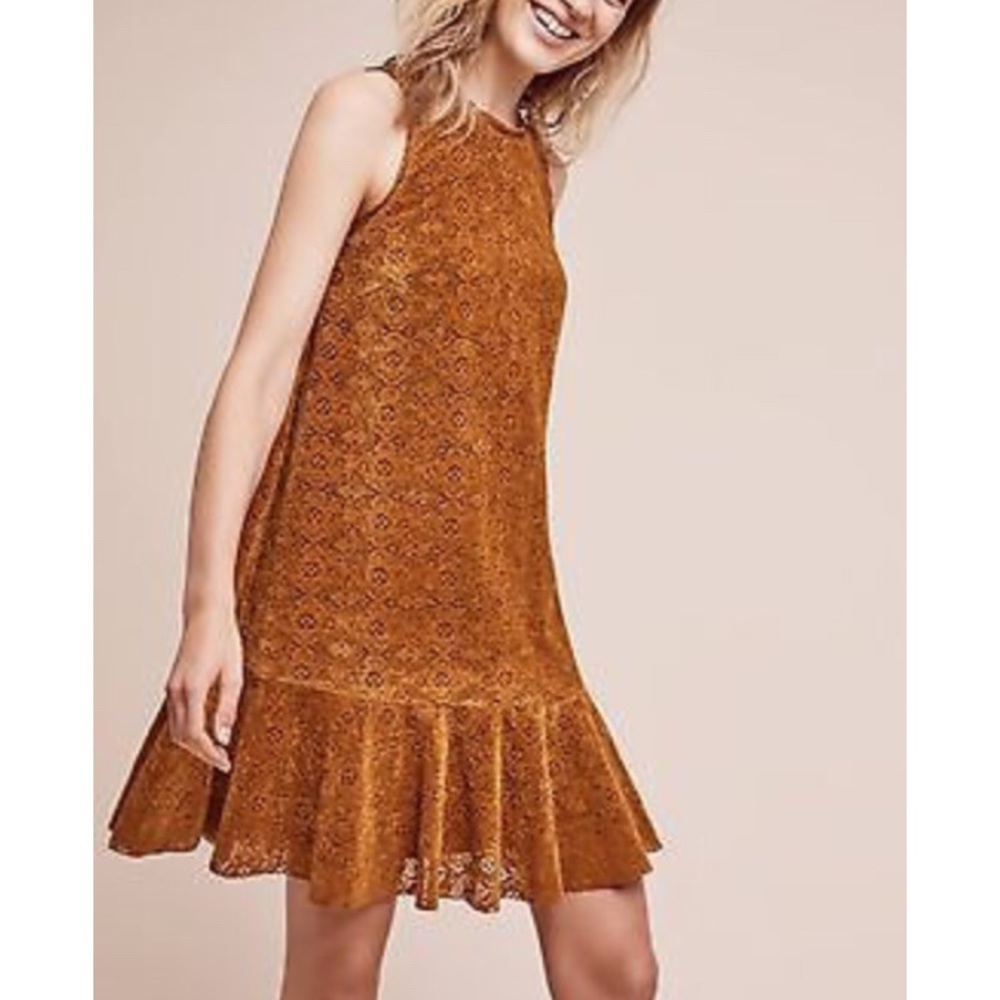 Anthropologie Suede Dress WORN ONCE